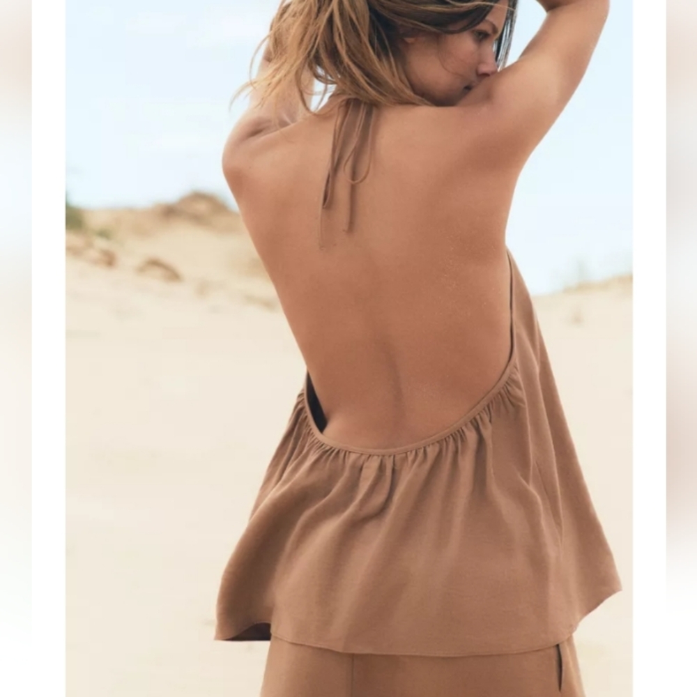 Zara Flowy Skirt and Top Two-Piece Set Sz-M - Picture 3 of 15